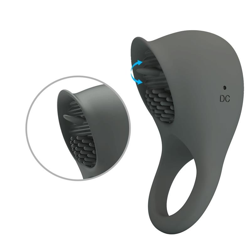 Nimbus Vibrating Cock Ring with Licking Tongue - Image 3