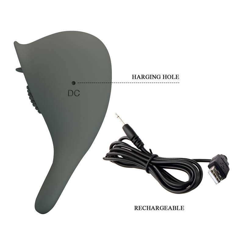 Nimbus Vibrating Cock Ring with Licking Tongue - Image 7