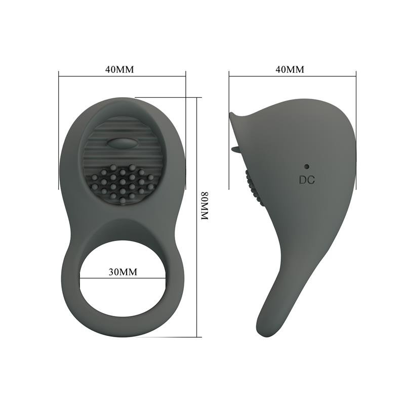 Nimbus Vibrating Cock Ring with Licking Tongue - Image 8