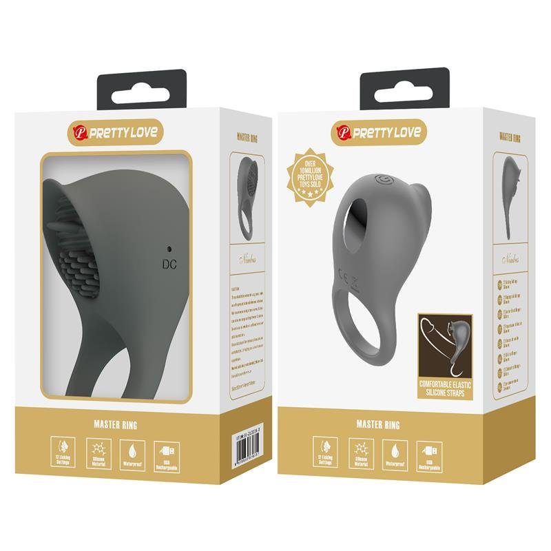 Nimbus Vibrating Cock Ring with Licking Tongue - Image 9