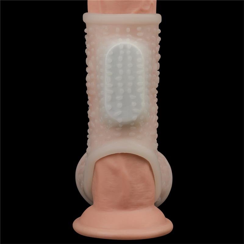Penis and testicles sleeve with vibration Drip Knights - Image 4