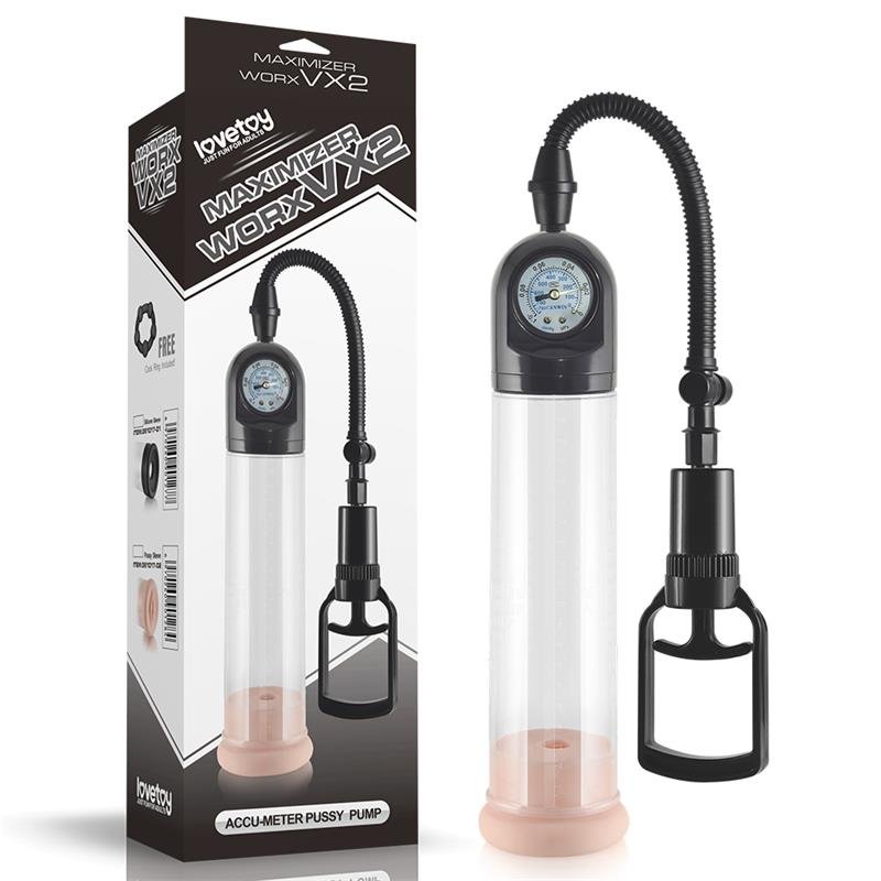 Penis Pump with Pressure Gauge Maximizer Worx VX2 Vagina - Image 8