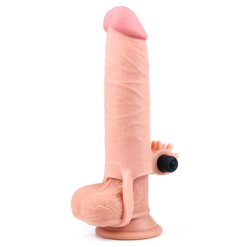Penis Sleeve with Vibration Add 2 Pleasure X Tender Flesh - Image 4