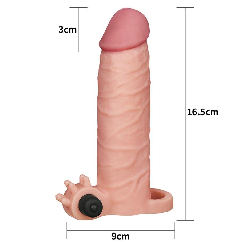 Penis Sleeve with Vibration Add 2 Pleasure X Tender Flesh - Image 5
