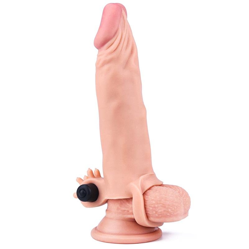 Penis Sleeve with Vibration Add 2 Pleasure X-Tender Flesh - Image 4