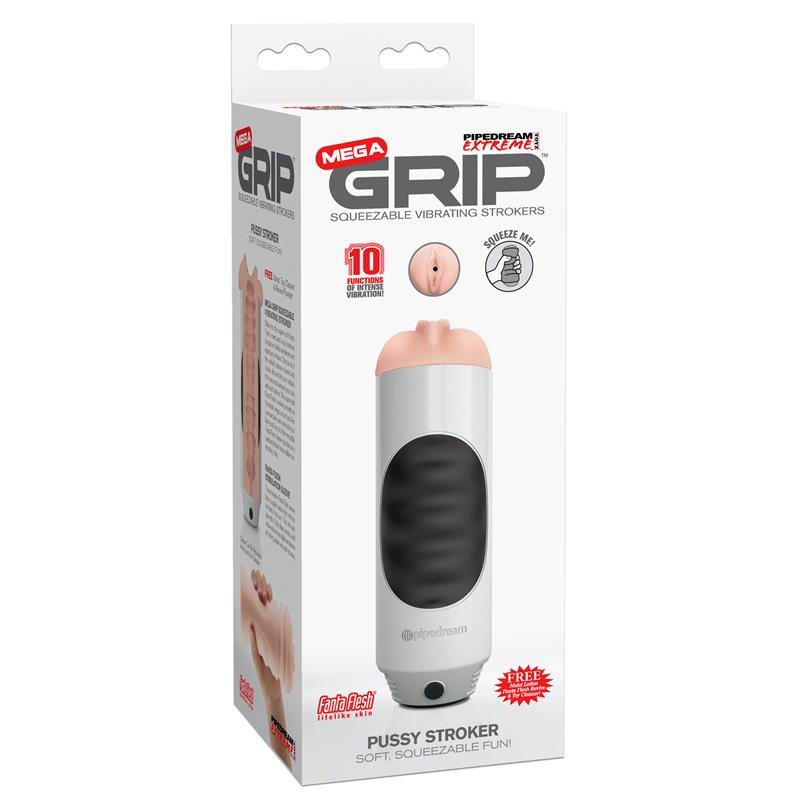 Mega Grip Vibrating Stroke Pussy - Image 2