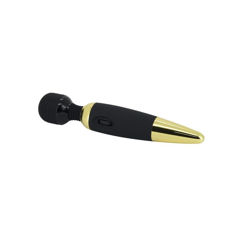 Pretty Love Massager Power Wand Black and Gold - Image 2