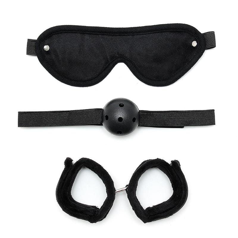 Bondage Set 3 Pieces Black - Image 4