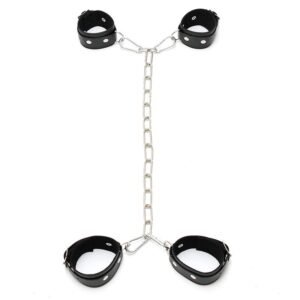 Cuffs with Metal Chain Adjustable