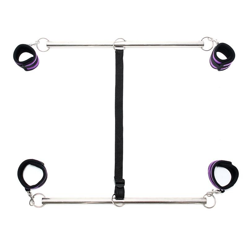 Double Spreader Bar with Suffs Adjustable Purple - Image 2