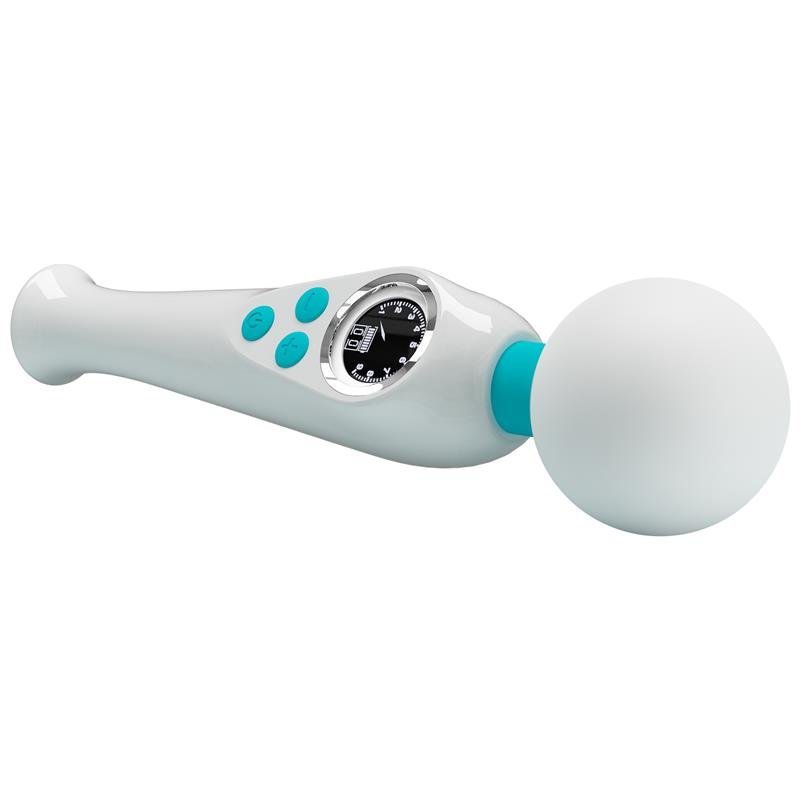 Skyler Massager Wand with Digital Screen White - Image 9