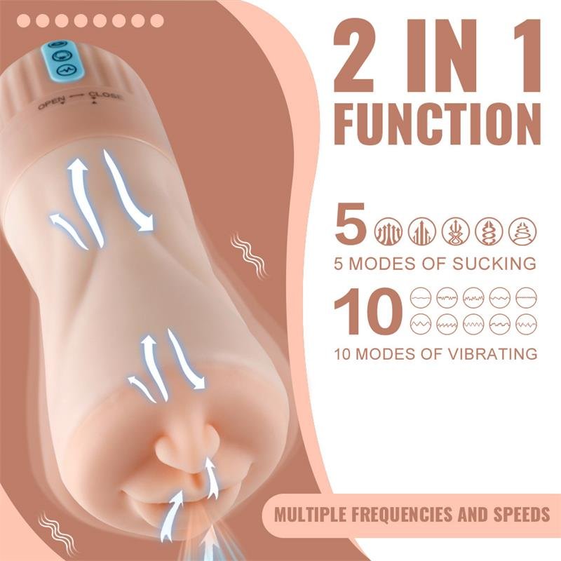 Suctroker V2.0 I Sucking Effect and Vibrating Masturbator - Image 2