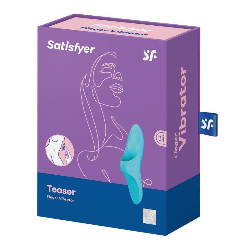 Teaser Finger Vibrator Light Blue - Image 6