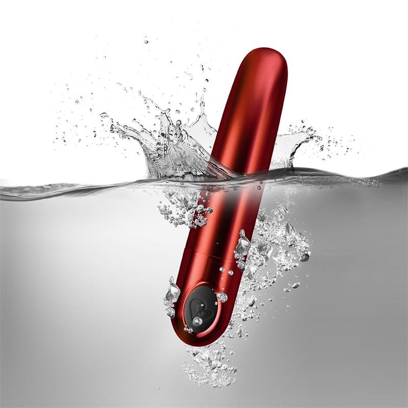 Truly Yours Vibrating Bullet Ruby Caress Metallic Red - Image 3