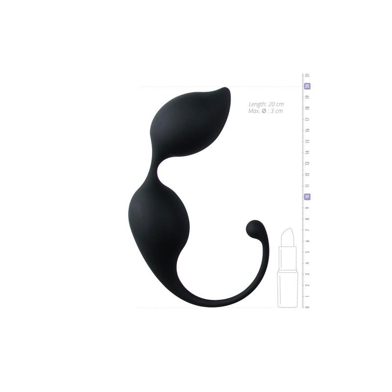 Curved Kegel Balls - Black - Image 3