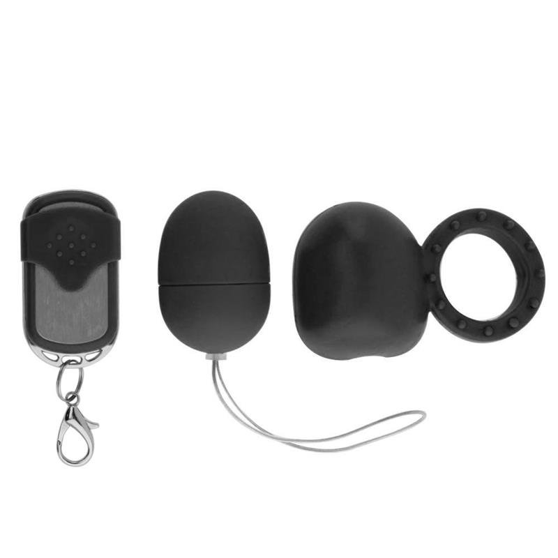 Vibrating Cockring with Remote Control Black - Image 5