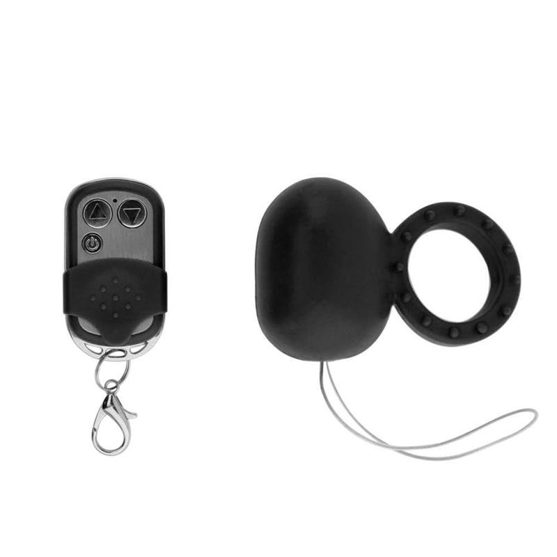 Vibrating Cockring with Remote Control Black - Image 6