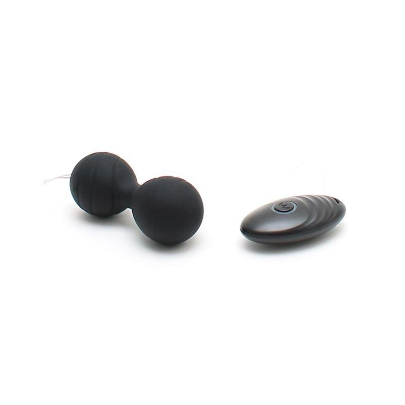 Vibrating Kegel Balls with Remote Control Cannes Black - Image 3