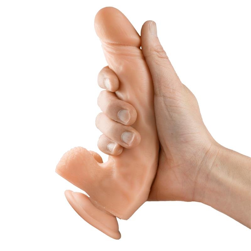 Zane Realistic Dildo with Testicles Flesh 7,6 - 19.5 cm - Image 5